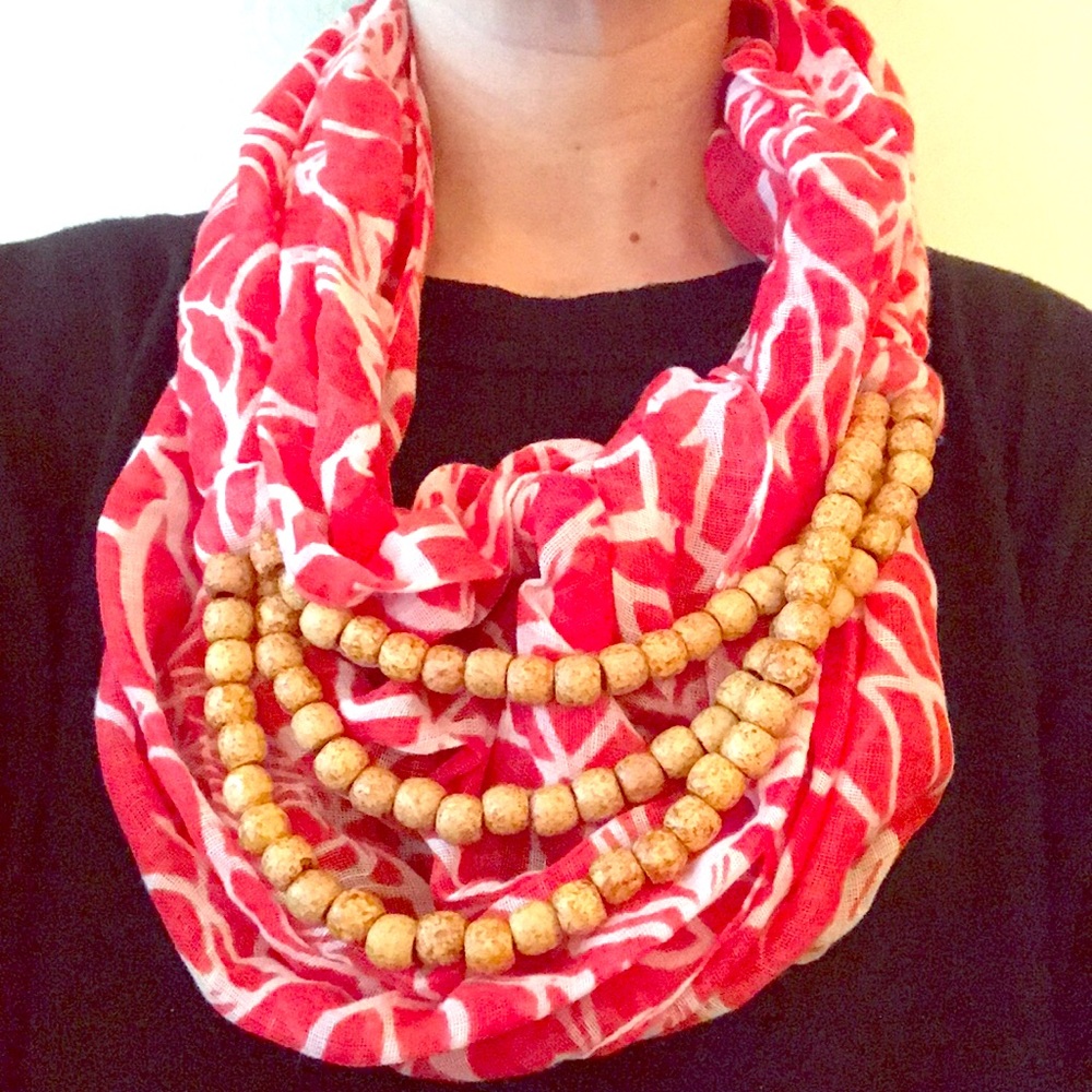 Judith March Beaded Infinity Scarf